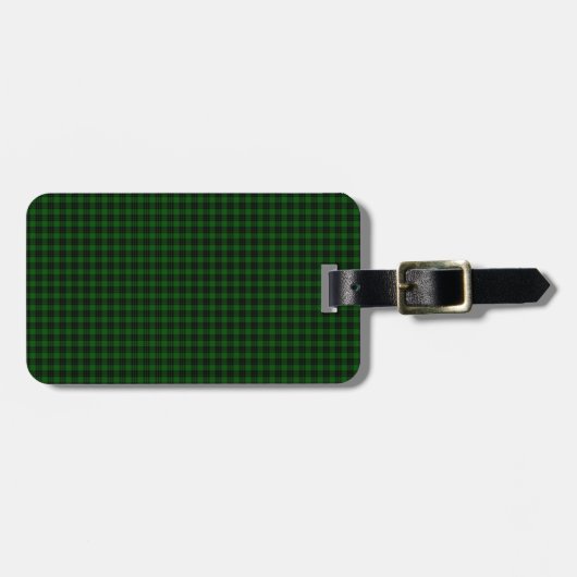 Graham Tartan Gepäckanhänger (Vorderseite horizontal)