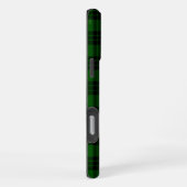 Graham tartan green black plaid iPhone hülle (Rechte Seite)