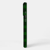 Graham tartan green black plaid iPhone hülle (Linke Seite)