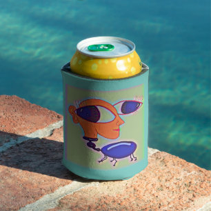 Graham The Bald Ant 🐜 mit großen Augen 👀 Dosenkühler