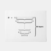 "GRAHAM ZAHL " FUßMATTE (Vorderseite)