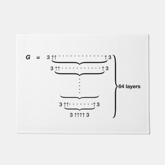 "GRAHAM ZAHL " FUßMATTE (Vorderseite)