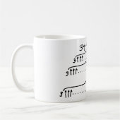 GRAHAM ZAHL in GRAHAM EIGENER HANDSCHRIFT Kaffeetasse (Links)