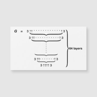 "GRAHAM ZAHL " MAGNETKARTE