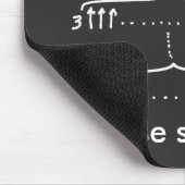 "Graham Zahl…, weil Größe von Bedeutung ist " Mousepad (Ecke)