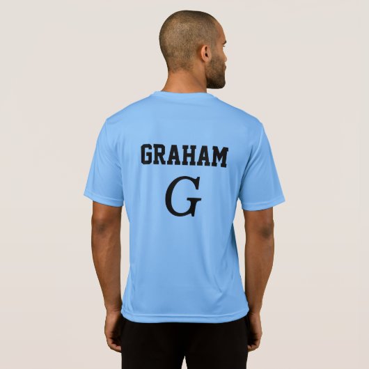 "Graham Zahl…, weil Größe von Bedeutung ist " T-Shirt (Schwarz voll)