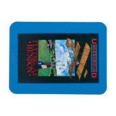 Grahame-White und Flugzeug über dem Flugplatzplaka Magnet (Horizontal)