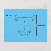 "GRAHAM'S NUMMER" POSTKARTE (Vorderseite)