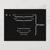 "GRAHAM'S NUMMER" POSTKARTE (Vorderseite)