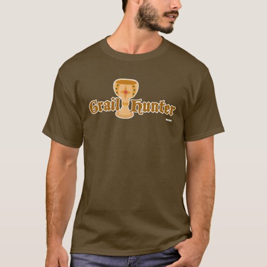 Grail Hunter Fun Collector Paradies für Kletterhex T-Shirt (Vorderseite)