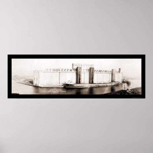 Grain Elevator Buffalo Foto 1919 Poster (Vorne)