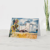 Grain Elevator, Kansas | Robert Johnson Karte (Vorderseite)