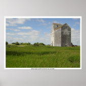 Grain Elevator Print Manitoba Landschaftsdrucke Poster (Vorne)