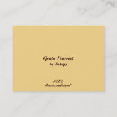 Grain Harvest ATC Visitenkarte (Rückseite)