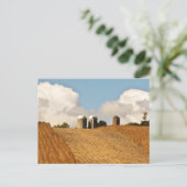 Grain Harvest Postkarte (Stehend Vorderseite)