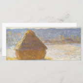 Grainstack am Morgen, Schneeeffekt von Claude Mone (Vorne/Hinten)