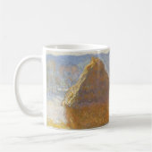 Grainstack am Morgen, Schneeeffekt von Claude Mone Kaffeetasse (Links)