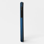 Grainy Blue-Black Vignette Case-Mate iPhone Hülle (Hinten/Links)