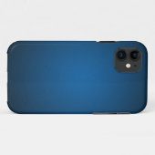 Grainy Blue-Black Vignette Case-Mate iPhone Hülle (Rückseite (Horizontal))