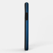 Grainy Blue-Black Vignette Case-Mate iPhone Hülle (Hinten/Rechts)