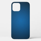 Grainy Blue-Black Vignette Case-Mate iPhone Hülle (Rückseite)