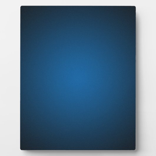 Grainy Blue-Black Vignette Fotoplatte (Vorderseite)