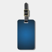 Grainy Blue-Black Vignette Gepäckanhänger (Vorderseite vertikal)
