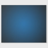 Grainy Blue-Black Vignette Geschenkpapier (Flach)
