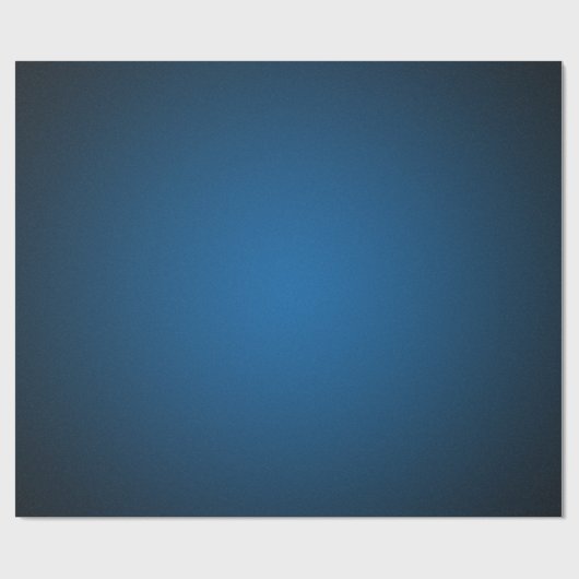 Grainy Blue-Black Vignette Geschenkpapier (Flach)