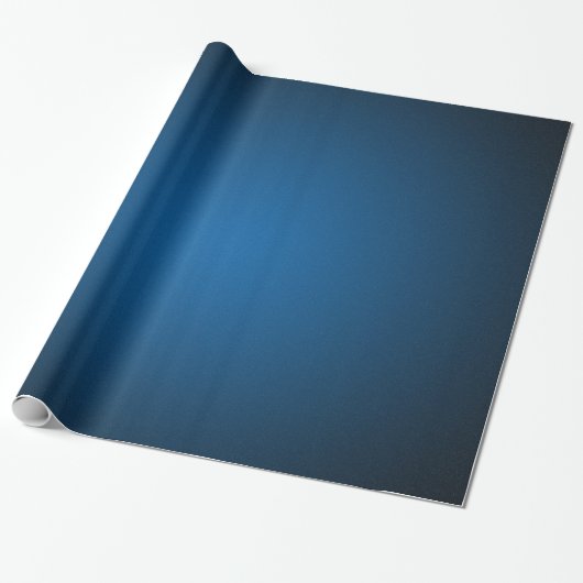 Grainy Blue-Black Vignette Geschenkpapier (Ungerollt)