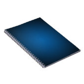 Grainy Blue-Black Vignette Notizblock (Rechte Seite)