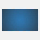 Grainy Blue-Black Vignette Rechteckiger Aufkleber (Vorderseite)