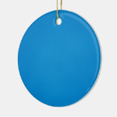 Grainy Bright Blue Background Keramikornament (Links)