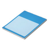 Grainy Bright Blue Background Notizblock (Rotiert)