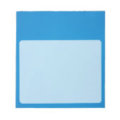 Grainy Bright Blue Background Notizblock (Vorderseite)