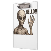 Grainy Encounter: Die Alien Gruß Klemmbrett (Links)