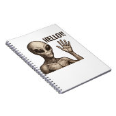 Grainy Encounter: Die Alien Gruß Notizblock (Rechte Seite)