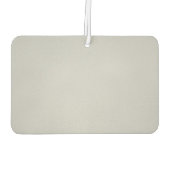 Grainy Gray Künstlerisch Textur Autolufterfrischer (Rückseite)