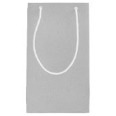 Grainy Gray Künstlerisch Textur Kleine Geschenktüte (Vorderseite)