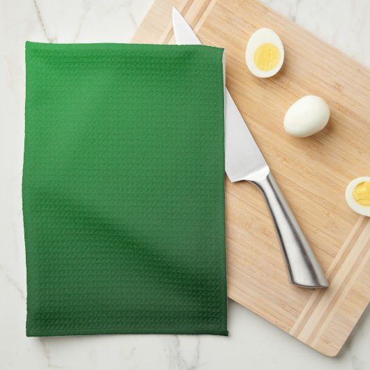 Grainy Green-Black Vignette Handtuch (Viertel Falte)