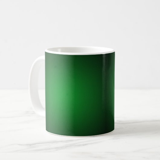 Grainy Green-Black Vignette Kaffeetasse (Vorderseite Links)