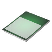 Grainy Green-Black Vignette Notizblock (Rotiert)