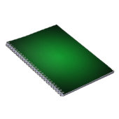 Grainy Green-Black Vignette Notizblock (Rechte Seite)