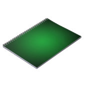 Grainy Green-Black Vignette Notizblock (Linke Seite)