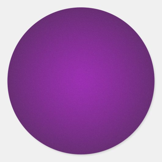 Grainy Lila-Black Vignette Runder Aufkleber (Vorderseite)