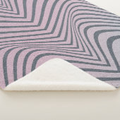 Grainy psychedelischer Hintergrund. Zebrastreifen Sherpadecke (3/4)