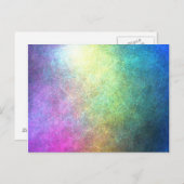 Grainy Rainbow Abstrakt Postkarte (Vorne/Hinten)