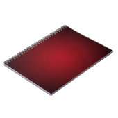 Grainy Red-Black Vignette Notizblock (Linke Seite)