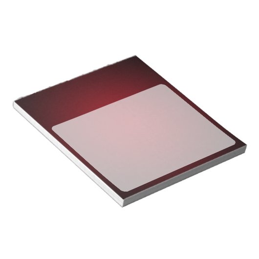 Grainy Red-Black Vignette Notizblock (angewinkelt)