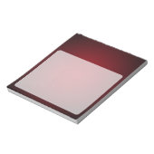 Grainy Red-Black Vignette Notizblock (Rotiert)